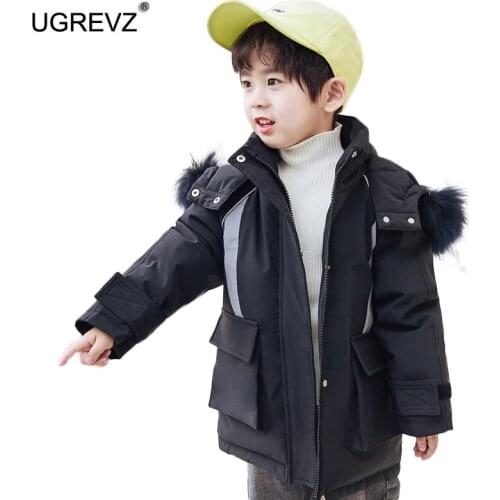 -30 Degree Childrens Winter Down Jacket Children Hooded Thicken Clothing Kids Parka Toddler Girls Collar Coat Warm Boys Clothes