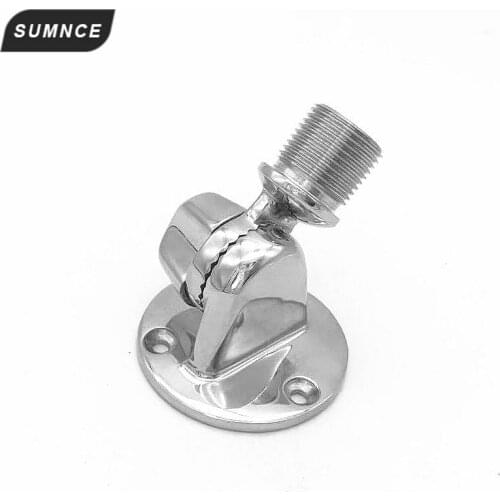 Adjustable Stainless Steel Marine Boat Antenna Ratchet Deck Base Mount for Kayak Canoe Fashing Boat Rafting Accessor