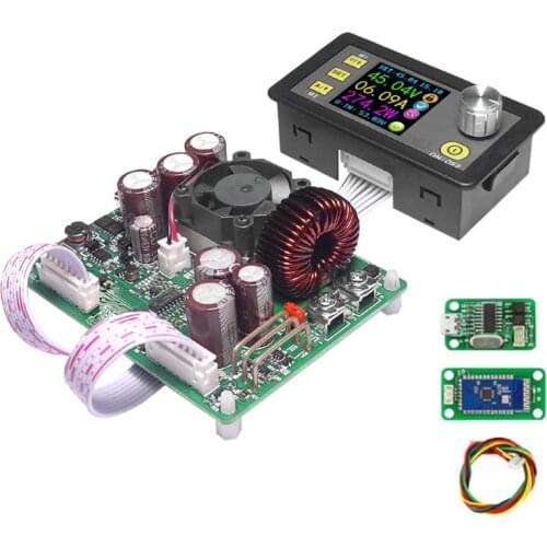 4XFD Adjustable DC Regulated Power Supply DPS5020 Step-down communication Power Supply Voltage converter LCD Voltmeter
