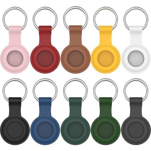 Silicone Case Shock-proof Protective Cover Skin Full Protection Case For Airtags Locator Tracker Devices Accessories