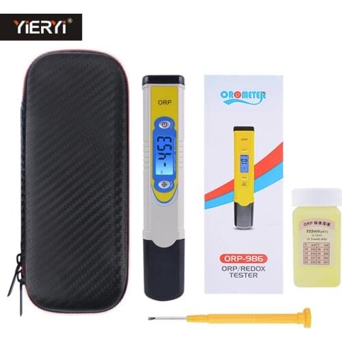 Yieryi ORP-986 Meter Oxidation Reduction Potential Industry Experiment Analyzer Redox Meter Aquarium Drink Water Quality tester