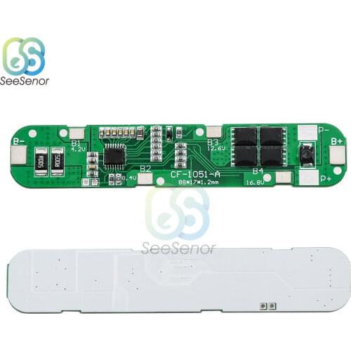 5S 12A 21V Li-ion Lithium 18650 Battery Charger BMS Packs PCB Protection Board Integrated Circuits Module