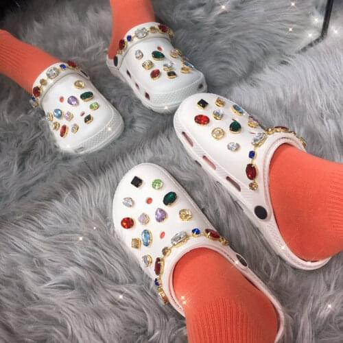 Women New Fashion Slippers Colour Rhinestone EVA Flat Beach Sandals Vintage Girls Casual Play Shoes Summer Size 36-40 2021