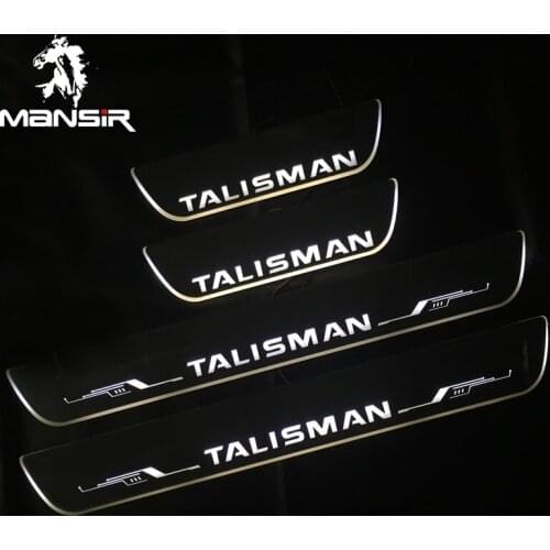 12V LED Door Sill Lights For Renault Talisman 2019 2020 Plate Guard Pathway Welcome Car Scuff Led Light Pedal Light