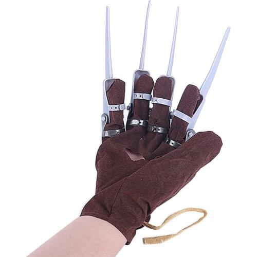 2019 Halloween Carnival Cosplay Fancy Dress Gloves Wolverine Ghost Claw Gloves Halloween Masquerade Show Men Props W3