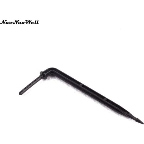 30pcs NuoNuoWell Arrow Dripper L Type for Micro Irrigation Nursery Flower Pot Veg Plot Water Saving Irrigation Drip System