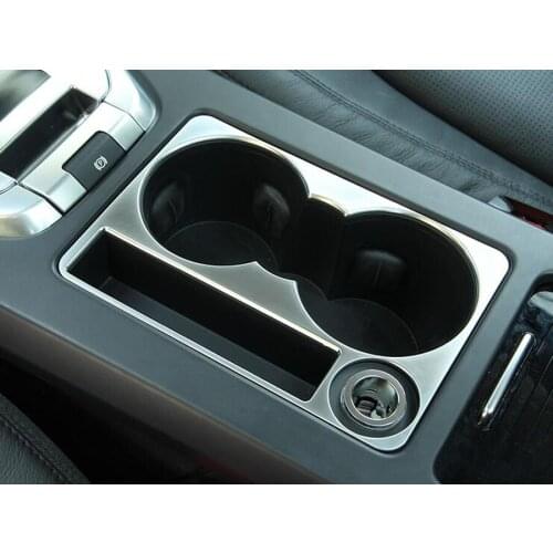 Car Interior Console Water Cup Holder Frame Trim Sticker For Land Rover Discovery Sport 2015 2016 Car-covers Styling