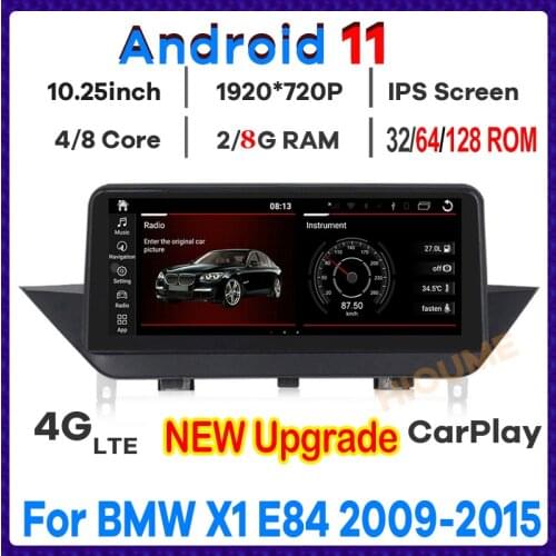 10.25" 8Core 8+64G Android 10 Car Multimedia Player GPS Navigation for BMW X1 E84 2009-2015 Radio Stereo Head Unit WiFi 4G LTE