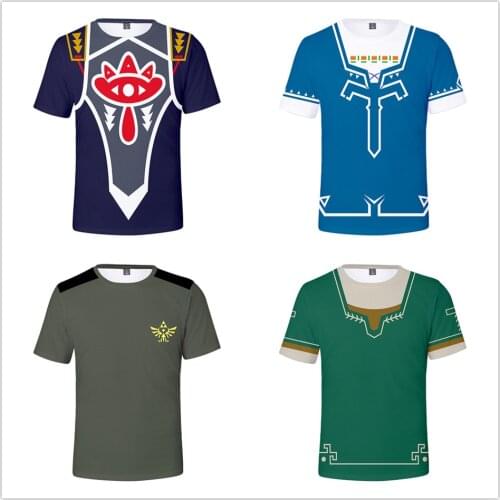 The Hyrule Fantasy t shirt kids/men/women Breath of the Wild 3D print t-shirt boys fashion harajuku T Shirts Tee kids clothes
