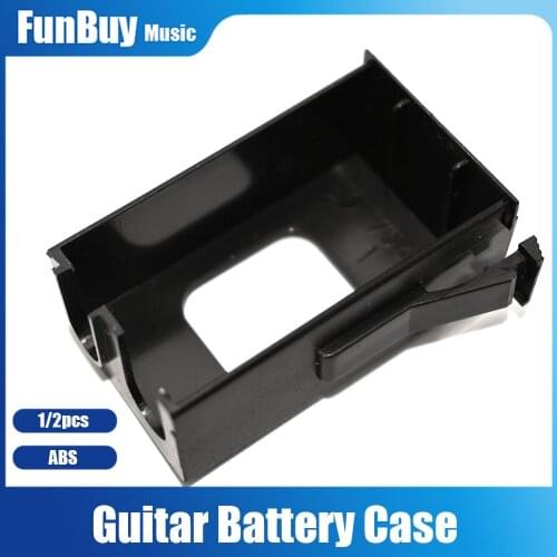 EQ-7545R Guitar Preamp Battery Box 9V Active Pickup Battery Case Holder Acoustic Guitar Accessories