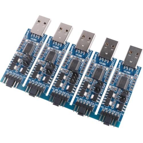 FTDI USB TTL UART 1.8v 2V5 3.3V 5.0V Level Serial Converter Adapter PCBA Comunication Module Support All Windows Mac Linux