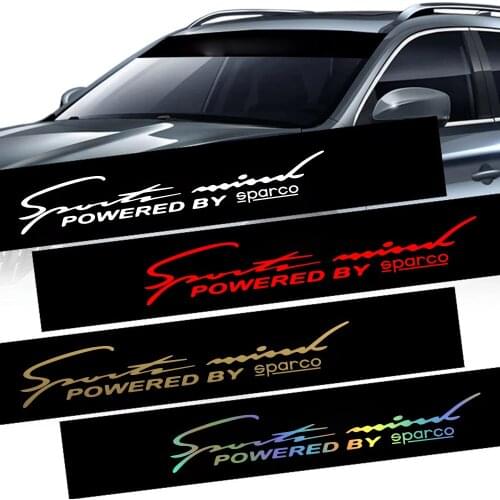 Creative Sport Powered Text Car Sticker Vinyl Sticker Auto Laptop Car Door And Stickers Hood