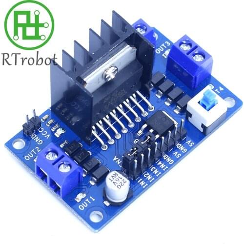 L298N Motor Driving 2WD DC Motor Driving Module L298N Stepping Motor Driving Module Intelligent Car Driving Module