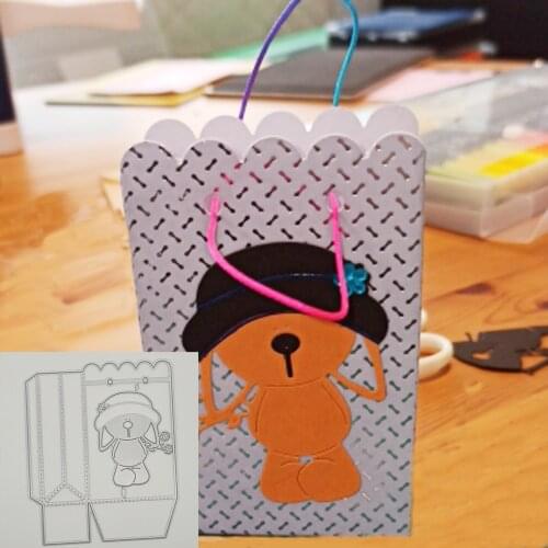 Metal cutting machine, beauty box, gift box, bear cutting machine, paper handicrafts, manual drill card