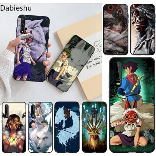 Japanese Anime Princess Mononoke Soft Phone Case Capa for Huawei P40 P30 P20 lite Pro Mate 30 20 Pro P Smart 2020 prime