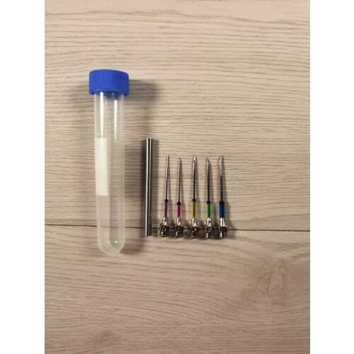 100set 5Pcs Embroidery Stitching Punch Needle Sewing Tool Set 9# 10# 12# 14# 16# With Needle Bottle Embroidery Sewing Tool Set