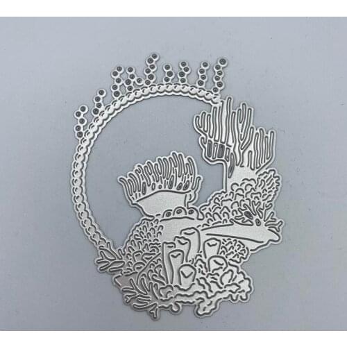 Underwater World Metal Cutting Dies Frame for DIY Scrapbooking Card Album Embossing Crafts Die Cut New