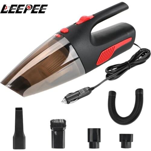 Portable Handheld Car Vacuum Cordless/Car Plug Cleaner 120W 12V 5000PA Super Suction Wet/Dry Dual-Use for Car Home Cleaning Tool