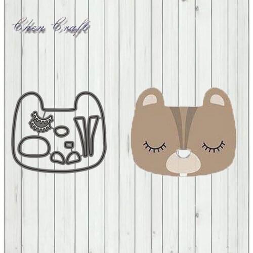 Various cute animal avatars New Design Craft Metal Cutting Dies Scrapbooking Album DIY Paper Card Craft Embossing Die Cuts