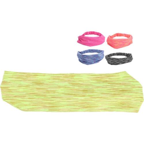 Wide Headbands Elastic Polyester+Polyurethane Fiber Sweat Hair Wrap for Parties Weddings Concerts