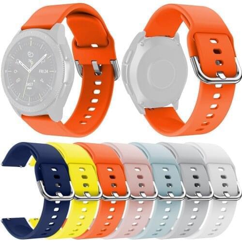 Silicone Watchbands for Samsung Galaxy Watch 42mm Straps Correa de reloj bracelet de montre pasek do zegarka Wristbands