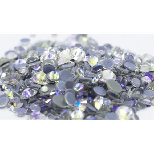 2028 Crystal Moon Night Ghost AB / Night Sky AB Hotfix Rhinestones FlatBack Hot Fix glitter Strass for Garment Rhinestone