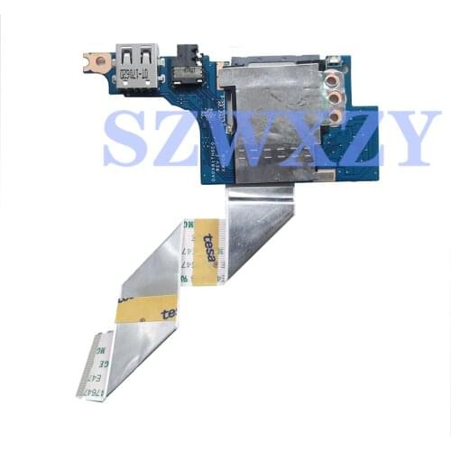 For HP ProBook 446 440 G4 Laptop USB Ethernet LAN Port Board With Cable 100% Working