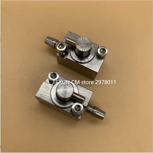 UV inkjet printer Metal stainless steel two way ink valve switch for Flora ink cartridge switch cleaning manual ink valve device