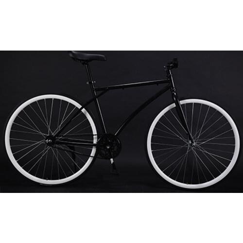 Bicycle Road Bike Fixed Gear Adult Men and Women Models Racing Solid Tires 26 Inch Single Speed Students