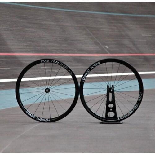 PIZZ PISTA CYPHER 38MM 700c Carbon Fibre Track Racing Wheels Fixed Gear Bike Carbon Wheelset clincher Single Speed Wheels 20-24H