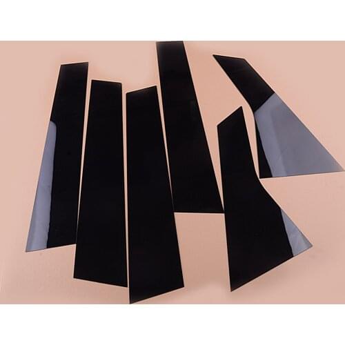 1 Set Plastic Car Window Center Pillar Post Cover Trim Sticker Fit For Honda Accord 2018 2019 2020 Decoration