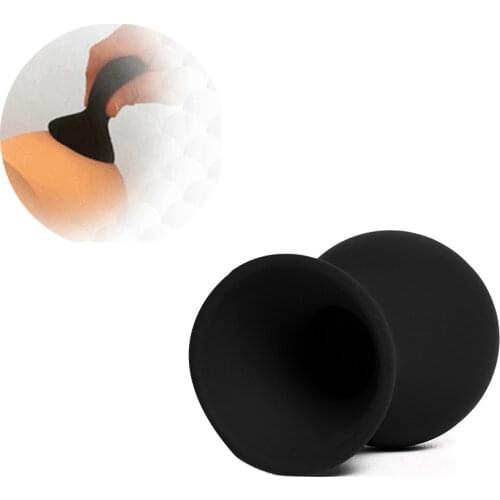 CamaTech 2Pcs Silicone Nipple Suckers Breast Cupping Enhancer Nipple Correction Cup Female Stimulated Clitoris Pussy Suction Toy