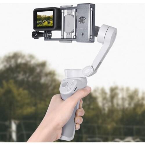 Adapter for GoPro 9 8 Osmo Action with DJI OM 4 Mobile 3 Handheld Gimbal Camera Mount Plate Stabilizer Sunnylife Spare Parts