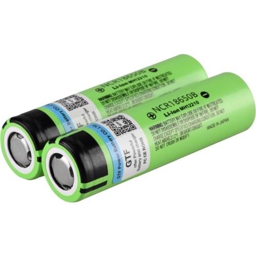 3.7V 18650 battery 3400mAh Li-ion Rechargeable Batteries NCR18650B Battery for flashlight headlamp drop shipping