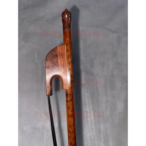 Free shippingAdvanced Baroque Bow Snakewood Round Stick Mongolian Black/ White Horsehair Well Balanced Violin/ Viola/ Cello Bow