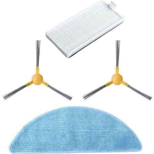 Filter Mop Side Brush For NEATSVOR X500 X600 Robot Vacuum Cleaner Parts Vacuum Cleaner Spare Parts Accessories For Home