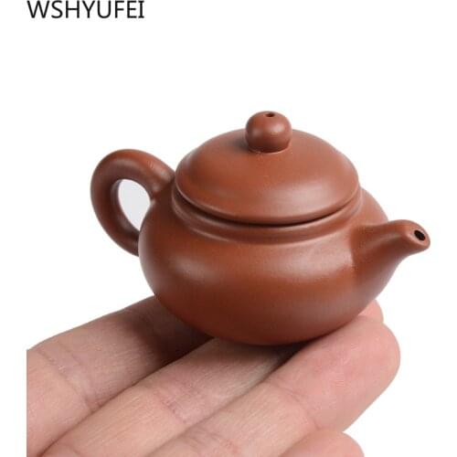 New style Purple sand Tea pet Creative trumpet Fingertip pot Tea set tea set Household tea set accessories WSHYUFEI tea pet