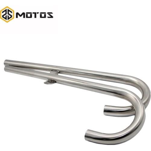 ZS MOTOS 24HP 32HP CJ-KC750 750cc motor Stainless steel front muffler exhaust case for bmw R12 R71 M72 M1 750