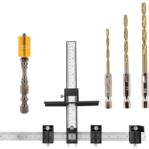 Woodworking Tools Cabinet Hardware Tool Drill Template for Door and Drawer Handle Knob Pull Installation Tools
