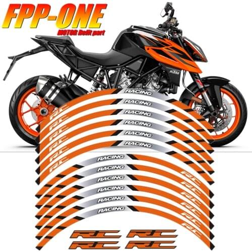 FOR KTM DUKE 125 150 200 300 390 790 990 1290 Motorcycle Parts Contour Wheel Decoration Decal Sticker
