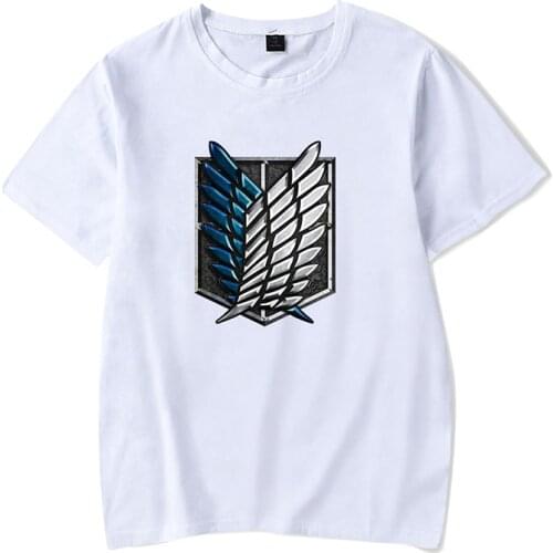 Hot Anime Attack on Titan T-shirt Men/women Fashion Hip Hop Harajuku Attack on Titan Mens Tshirt Top Clothes