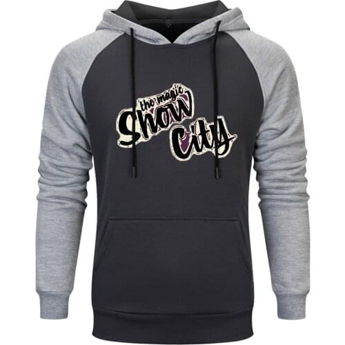 Show City Print Hooded Mens Hip Hop Casual Clothing Leisure Hipster Pullovers Tops Clothing Fashion New Arrival Tracksuits Homme