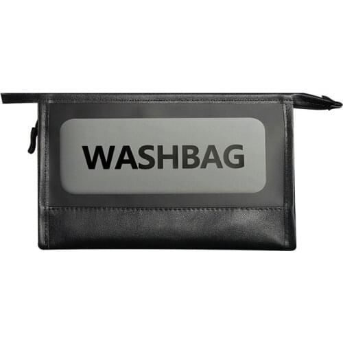 Fashion ladies PU scrub cosmetic bag outdoor girl travel cosmetics toiletries cosmetics waterproof storage bag makeup box