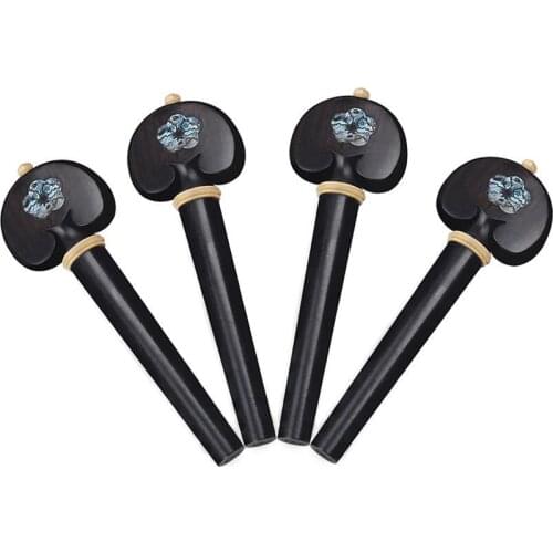 Natural Ebony CL-80 High-end Hand-carved Cello Pegs Cello Parts Accessories