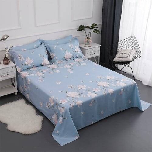 All Cotton Bed Sheet One-Piece Pairs of Dormitory Pure Cotton Diagonal Cloth Sheets queen size bed sheets set home