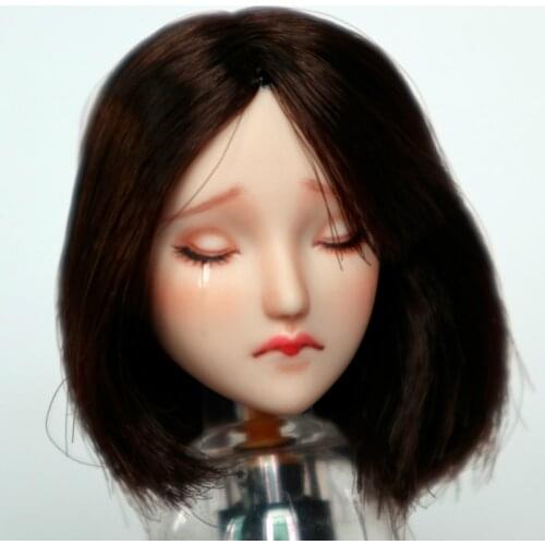 Estartek Customized SY28 1/6 Obitsu Girl Cry Expression Head Sculpt Amy for 12inch Action Figure DIY