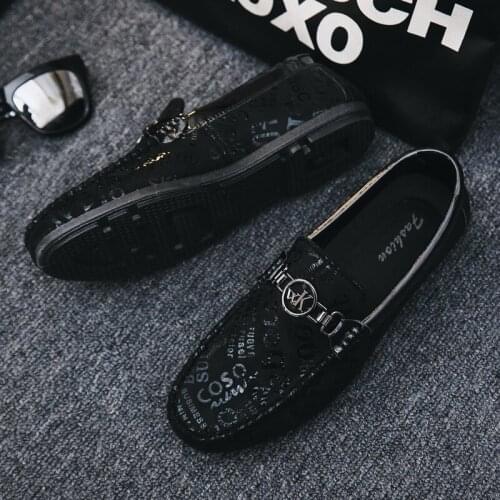 New Fashion Mens Flat Shoes Lightweight Breathable Shallow Mouth Casual Shoes Loafers Moccasin Mens Pea Driving Shoes Men