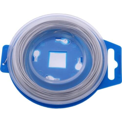 High Stainless Steel Wire Safety Locking Tie Roll Spool 0.8mm x 25' Steel Cable Wire Rope Safety Lock Locking Tie Roll Spool