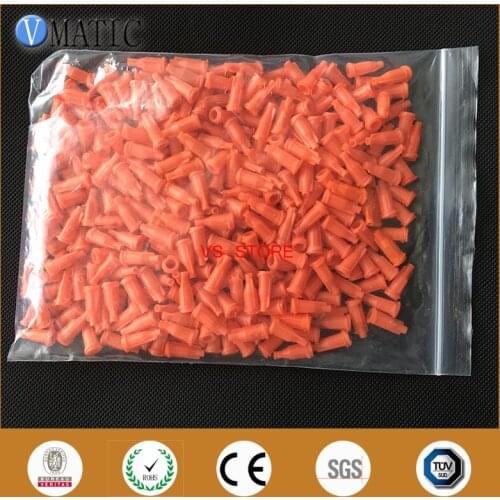 High Quality 1000Pcs American Type Glue Dispensing Syringe Tip Cap / Barrel Stopper