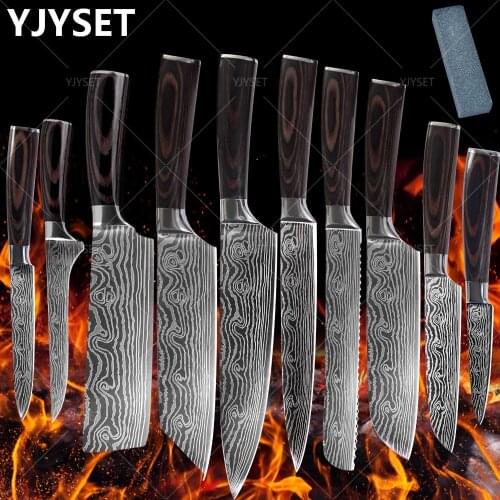 YJYSET Santoku Knives
